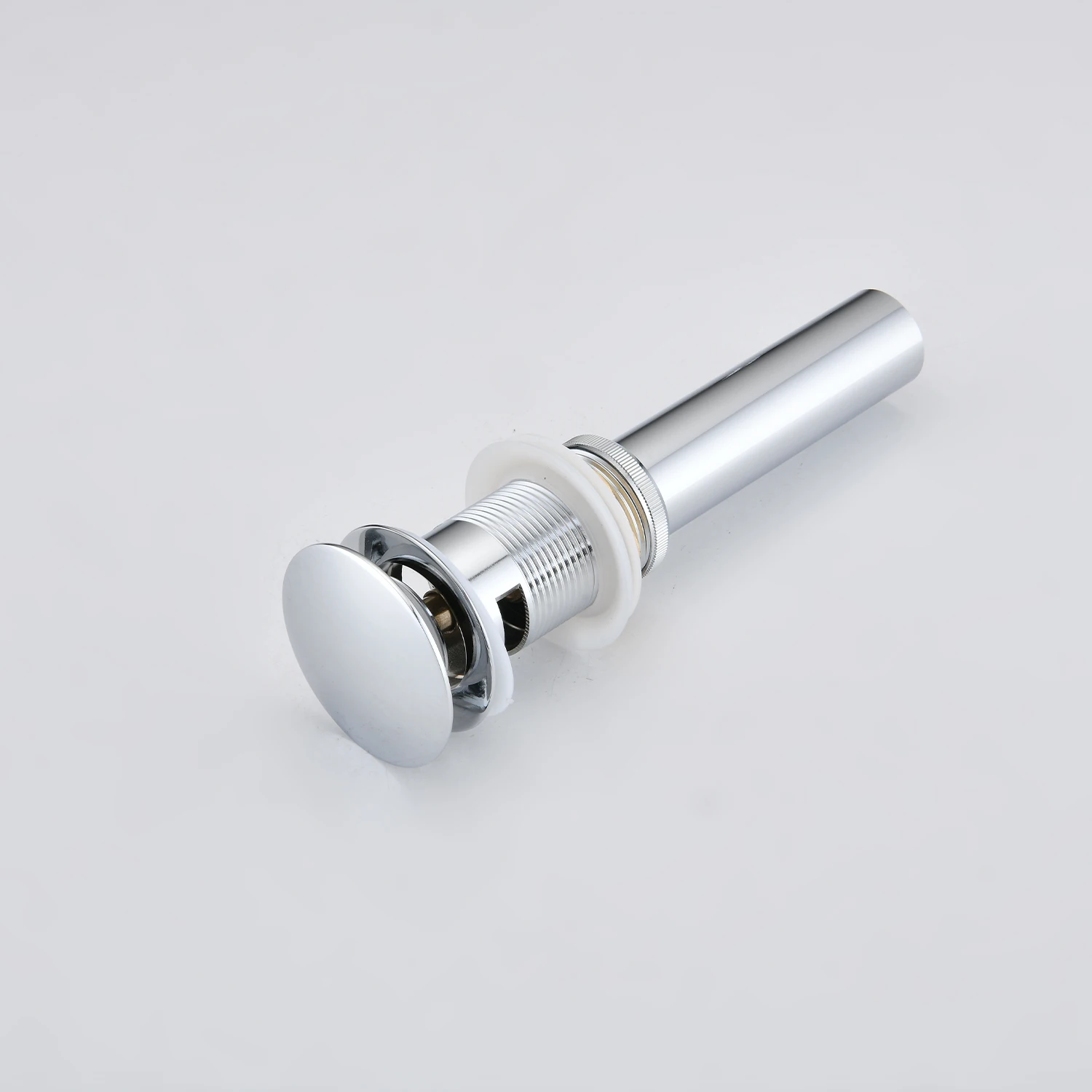 Bathroom Sink Drain with Overflow, Vessel Sink Lavatory Vanity Pop Up Drain Stopper, 304 Stainless Steel