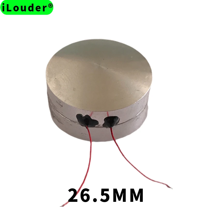 Mini transductor excitador metálico antipresión de 26.5mm, 4ohm/8ohm, 3W RMS, altavoz de vibración de audio de 1 pulgada para conducción ósea (1 unidad)