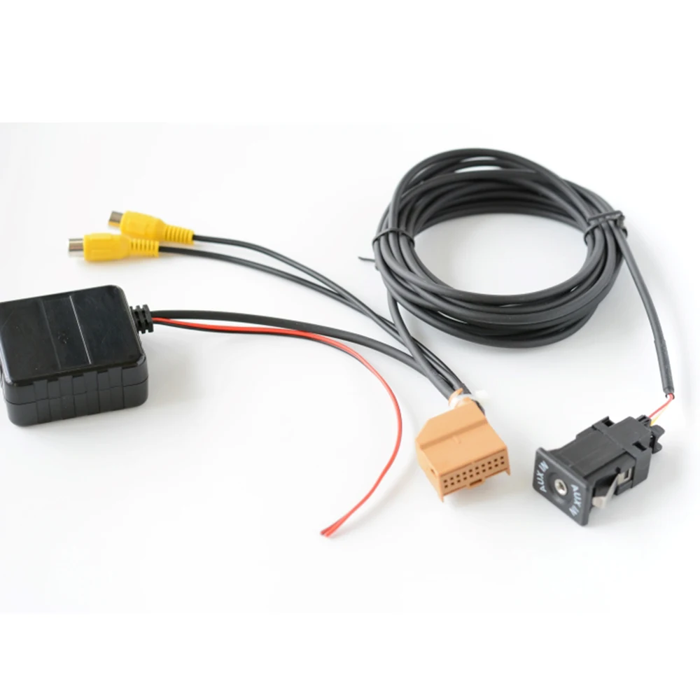 Adaptador de cabo AUX sem fio Bluetooth, 12V, MMI, 2G, AV, AV2, Q7, A6, A8, 2006-2008, J523