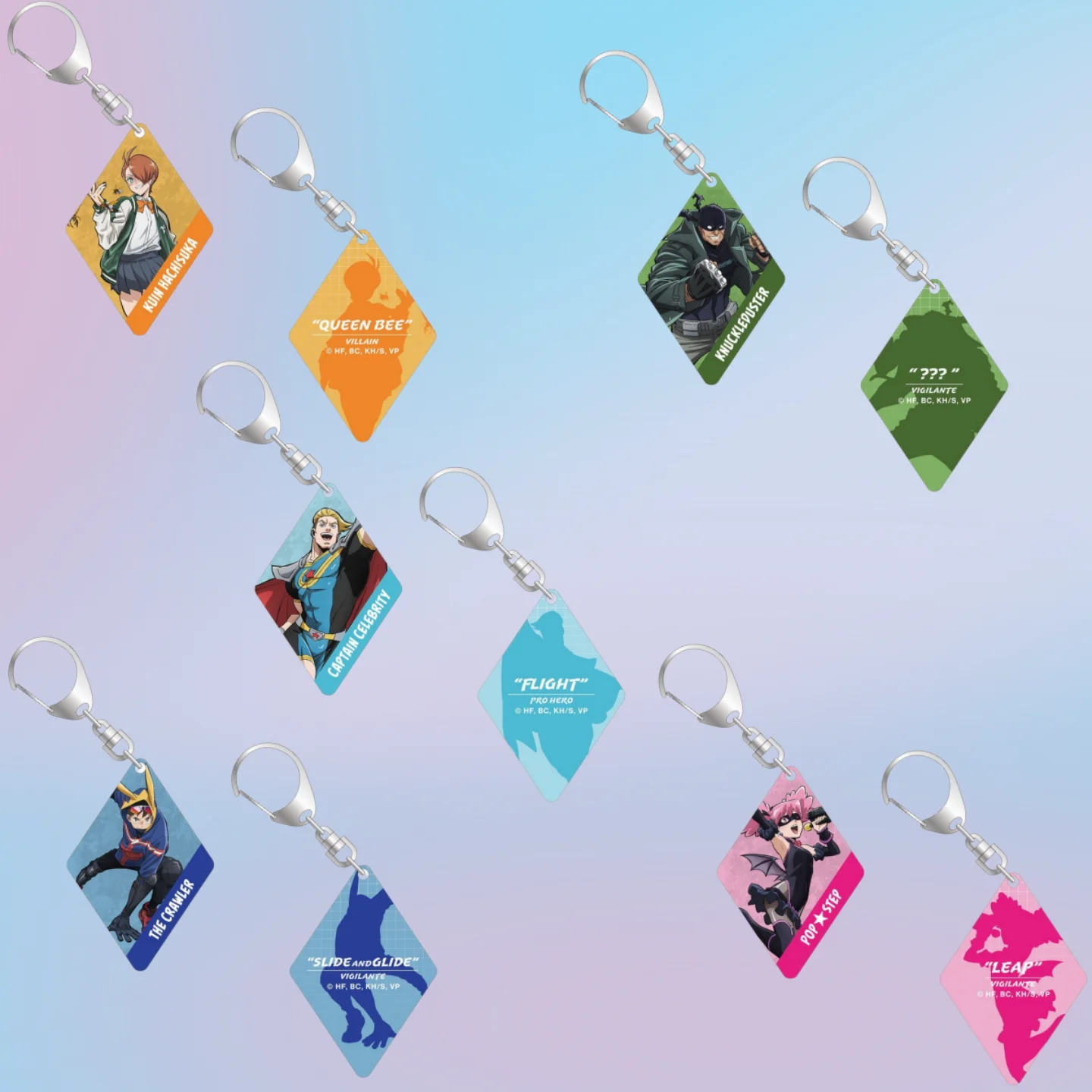 

Anime Acrylic Keychain for Haimawari Kazuho Haneyama Knuckleduster Captain Celebrity Anime Personalized Keychain Accessory