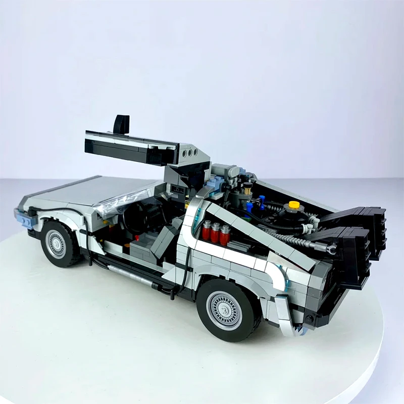 2025 Nuovo 1872 Pz Ritorno al futuro Macchina del tempo Blocchi di costruzione Mattoni per auto tecniche Costruire giocattoli di compleanno Regali per bambini Ragazzi