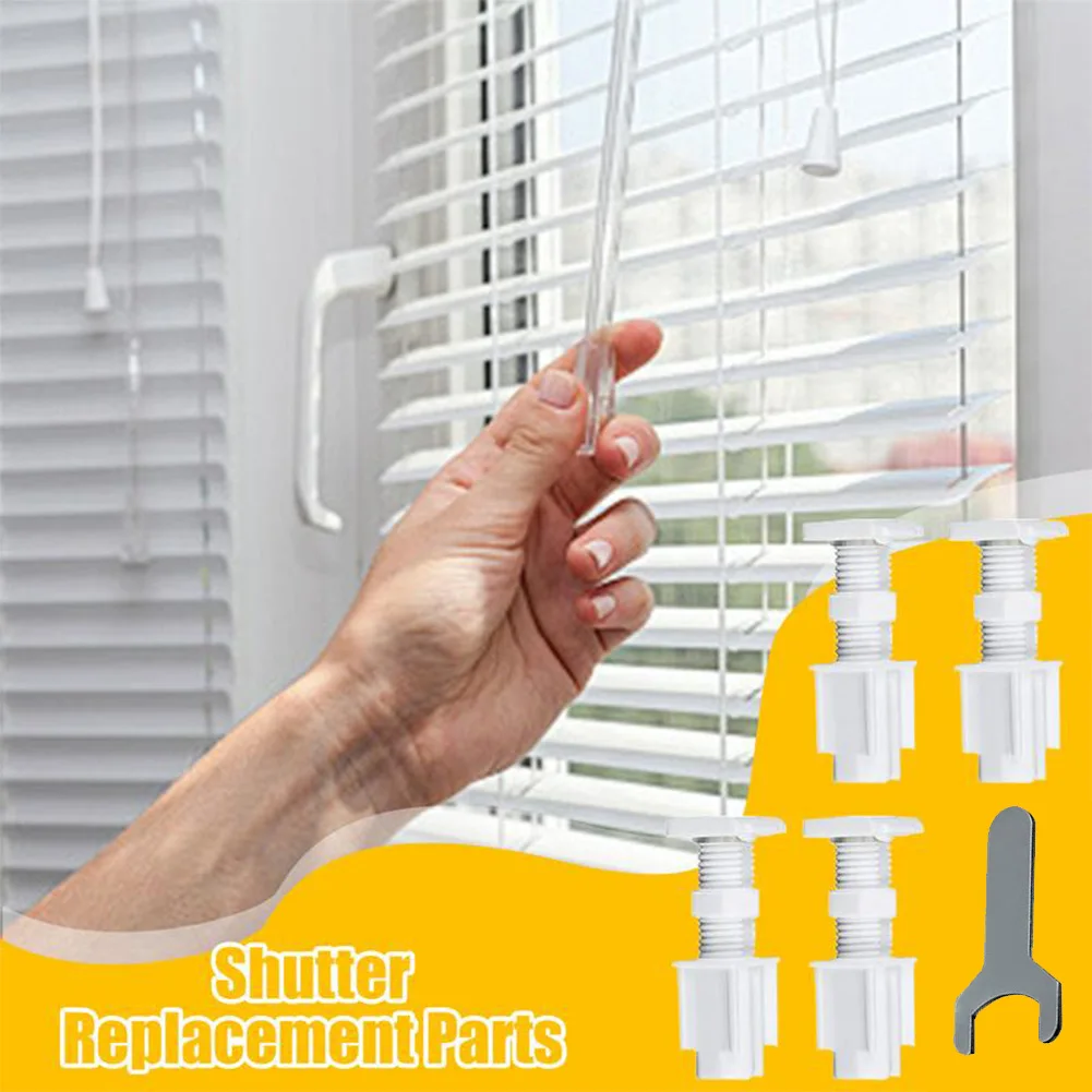 Picture 4: 4 Pack Blind Brackets Kit Twist Fit No Drill Window Bracket For Venetian Blinds Innovative Binder Mounting System