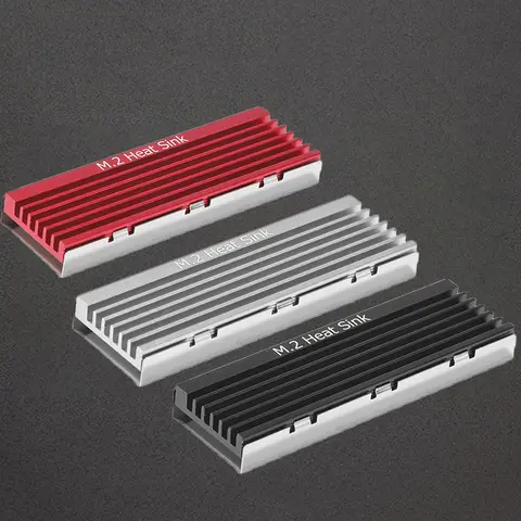 M.2 SSD Dissipatore di calore Dissipatore di calore NVME NGFF M.2 2280 SSD Disco rigido Dissipatore di calore in alluminio Radiatore Pad di raffreddamento termico per PC desktop PS5