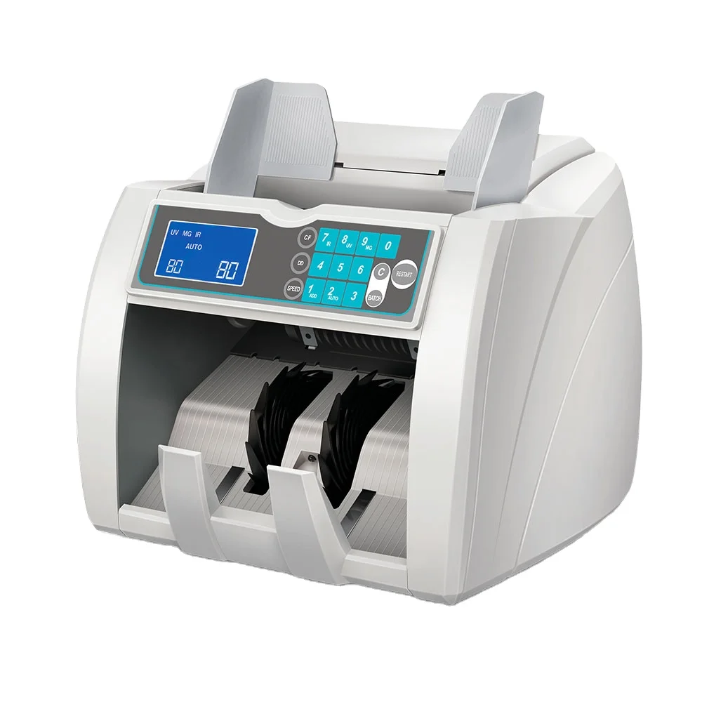 

2025 hot sale ST-900 Automatic Bill Cash Money Banknote Currency Counter and Detector Front Top Loading Counting Machine