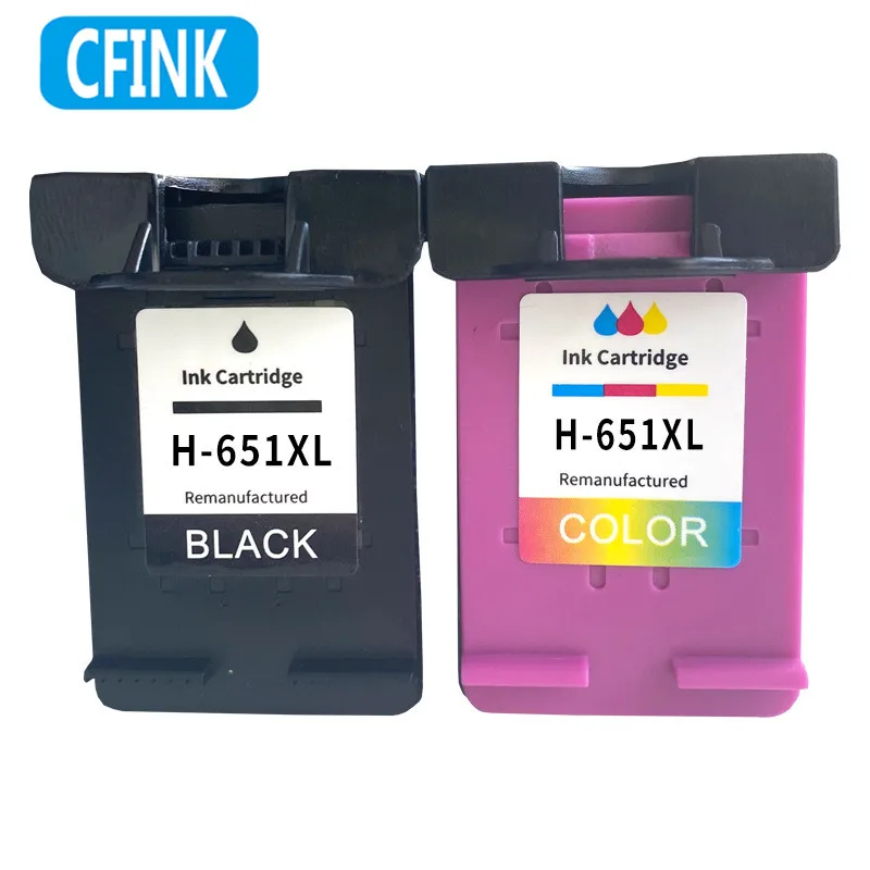 651XL 651 XL Ink Cartridge Black Color For HP Ink Advantage 5575 5645 202 252 202C 252C Printer