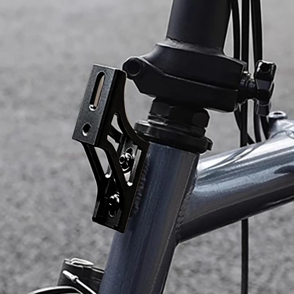 Conversor de luz de nariz de porco elevado para dahon dobrável suporte de bolsa de bicicleta liga de alumínio adaptador ultraleve rack de bolsa