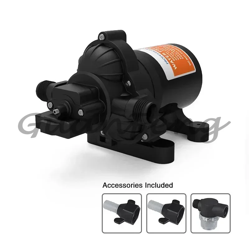 12V 45PSI 2.8/3 Self-priming Marine Diaphragm Pump Indoor Reciprocating Water Pump