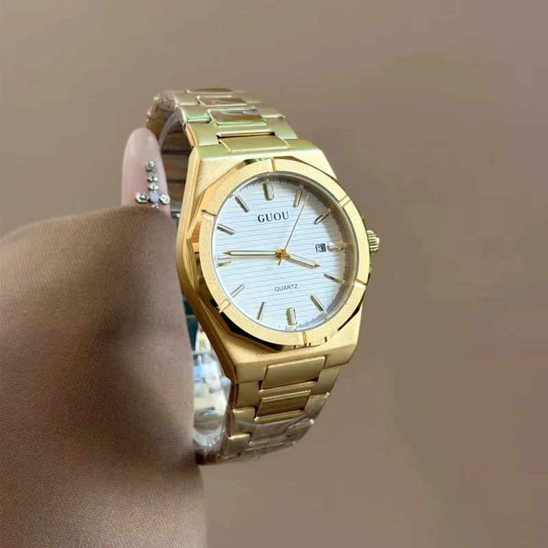

New Luxury Men'S Quartz Watch, Stylish And Simple Men'S Watch With Calendar Function, Fashionable Quartz Wristwatch.