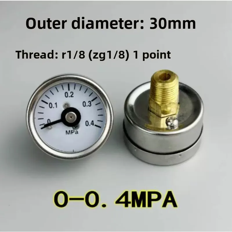 Axial Pneumatic Vacuum Negative Pressure G-33 Gas Source Pressure Regulating Valve Gauge Thread R1/8 1 Minute Surface 30MM