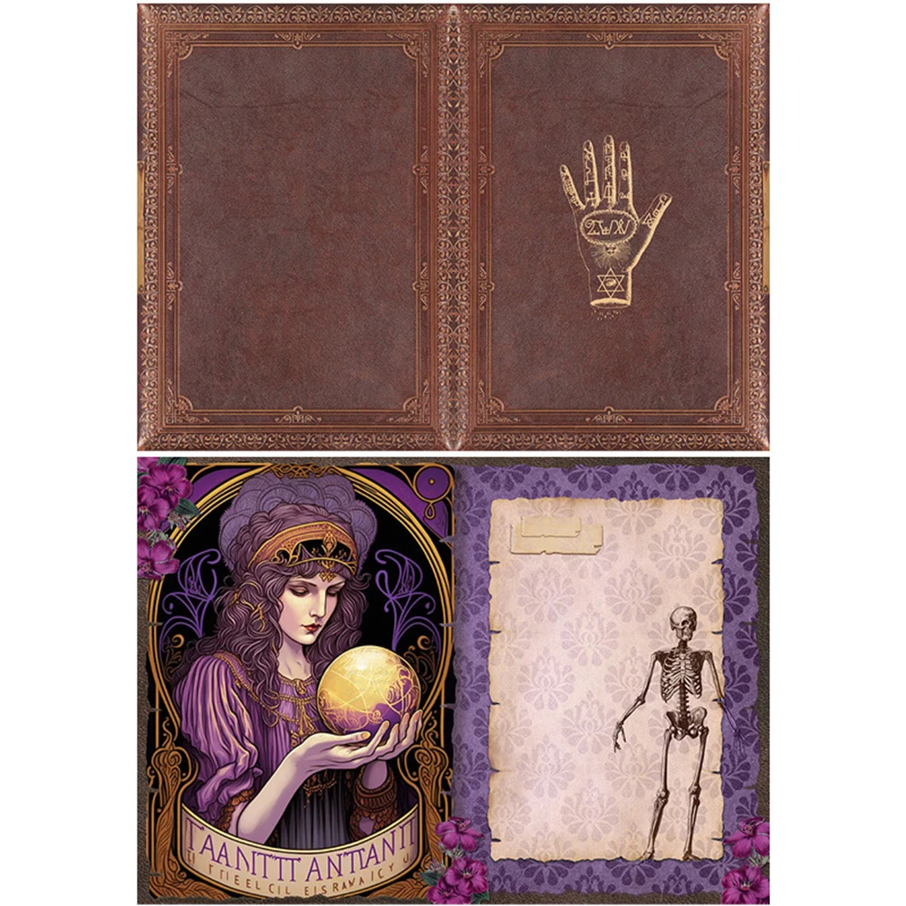 Vintage Magic Witch Tarot Adesivos, decalques estéticos góticos, laptop, telefone, mala, carro, planejador de bicicletas, adesivo impermeável, 10