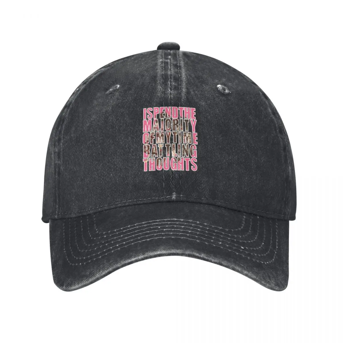 I spend the majority of my time battling thoughts Baseball Cap Designer Hat Sun Cap Golf Hat Man Mens Caps Women's