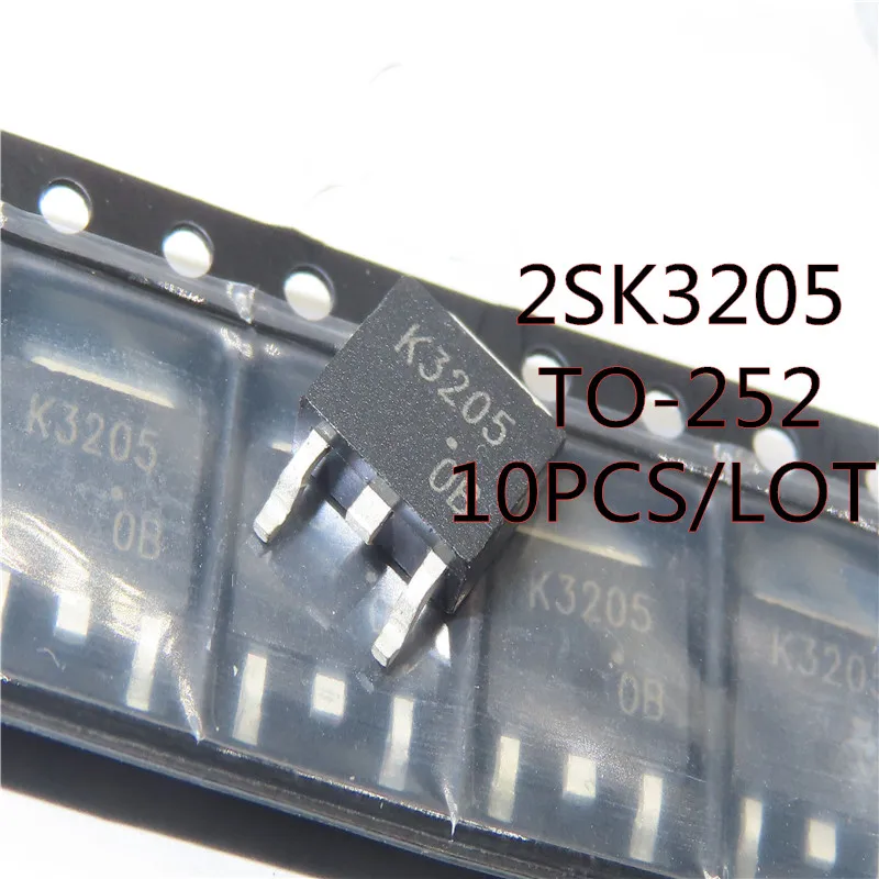 10PCS/LOT 2SK3205 K3205 TO-252 MOS FET automotive computer chip New In Stock