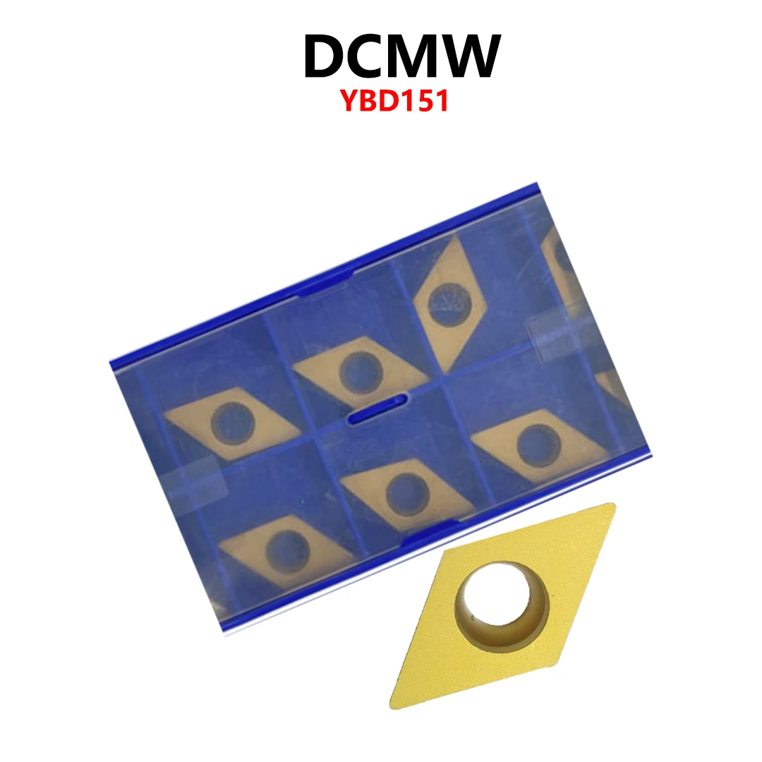 

Original DCMW11T304 YBD151 DCMW 11T304 11T3 DCMW11T3 04 Carbide Inserts for Cast Iron CNC Tools Shank DCMW11T3 Holder Toolholder