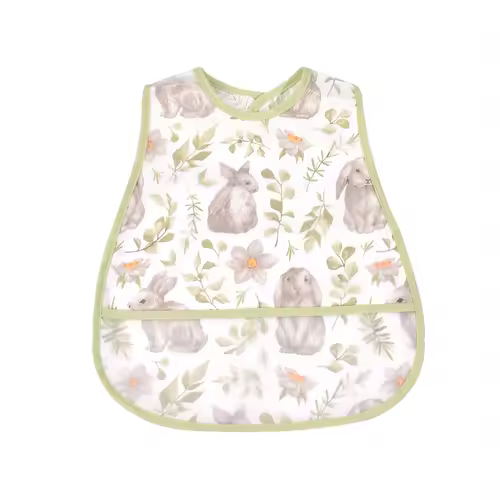 2023New Cartoon Pattern EVA Waterproof Pocket Lunch Feeding Bibs Adjustable Baby Bibs Cute Children Baby Apron Kids Burp Cloths - Image 12