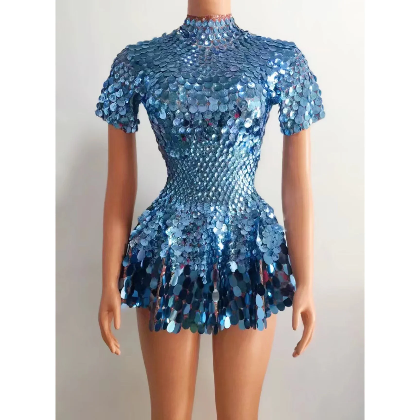 Robe d'Anniversaire pour Femme, Tenue de Danseuse, GKnitting, Discothèque, Bar, Dj, Performance, Scène, Costumes, Cadeau de ix