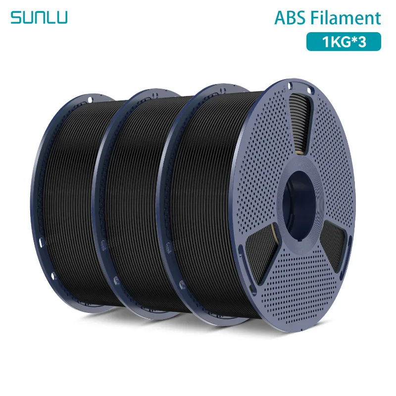 SUNLU ABS Filament 1KG/2KG/3KG/5KG/10KG 3D Filament 1KG/rol 1.75mm Zwart Wit Grijs Voor 3D-printen Uit Duitsland
