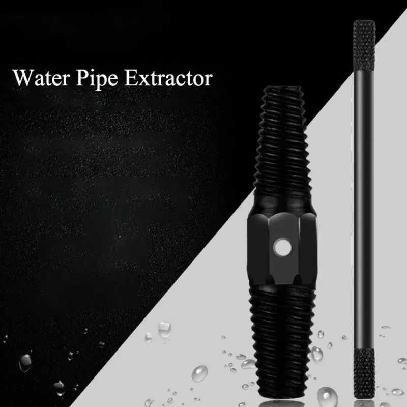 2Pcs/Set 1/2 inch 3/4 inch Damaged Wire Screw Extractor Water Pipe Triangle Valve Tap Broken Wire Screw Extractor Remo Tools