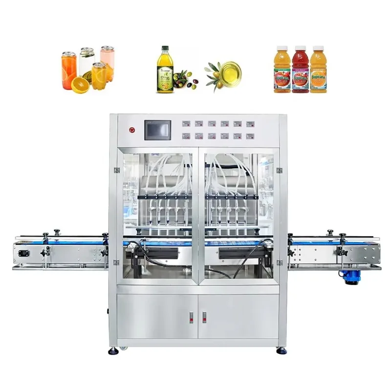 Custom New Electric Automatic Magnetic Pump Beverage and Food Filling Machine for Glass, Plastic, and Metal Containers