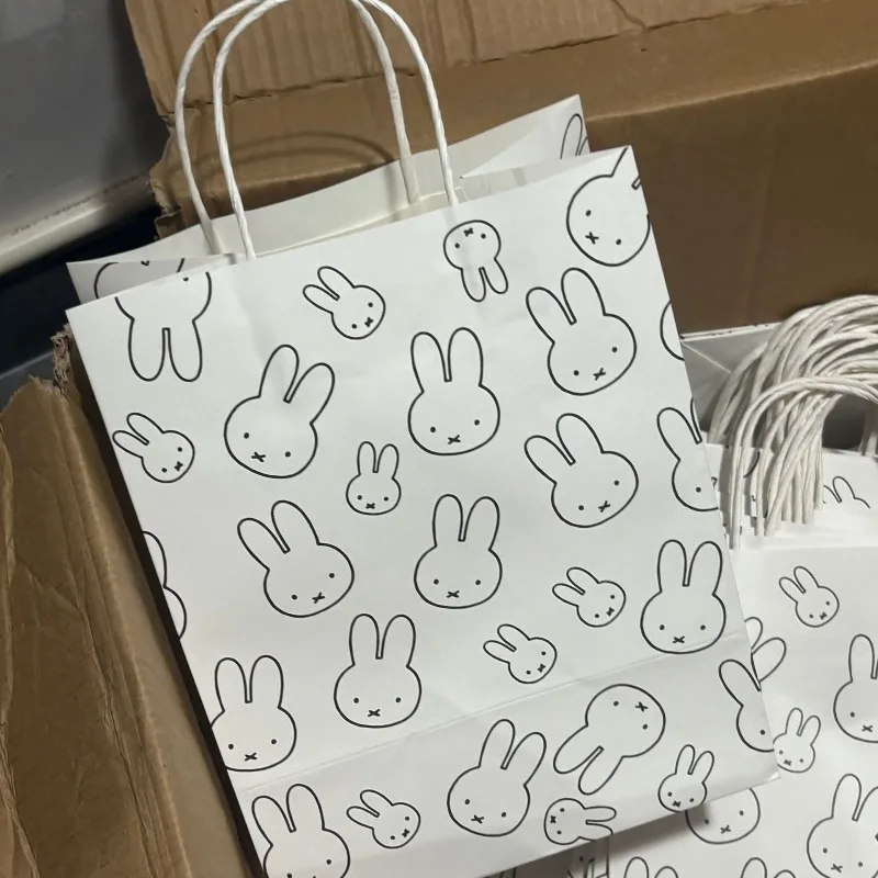 

Горячая новинка: Милая серия пакетов Miffy из крафт-бумаги с креативным мультяшным принтом – Изысканные пакеты для кофе и десертов, подарочные пакеты для праздников, пакеты для хранения.