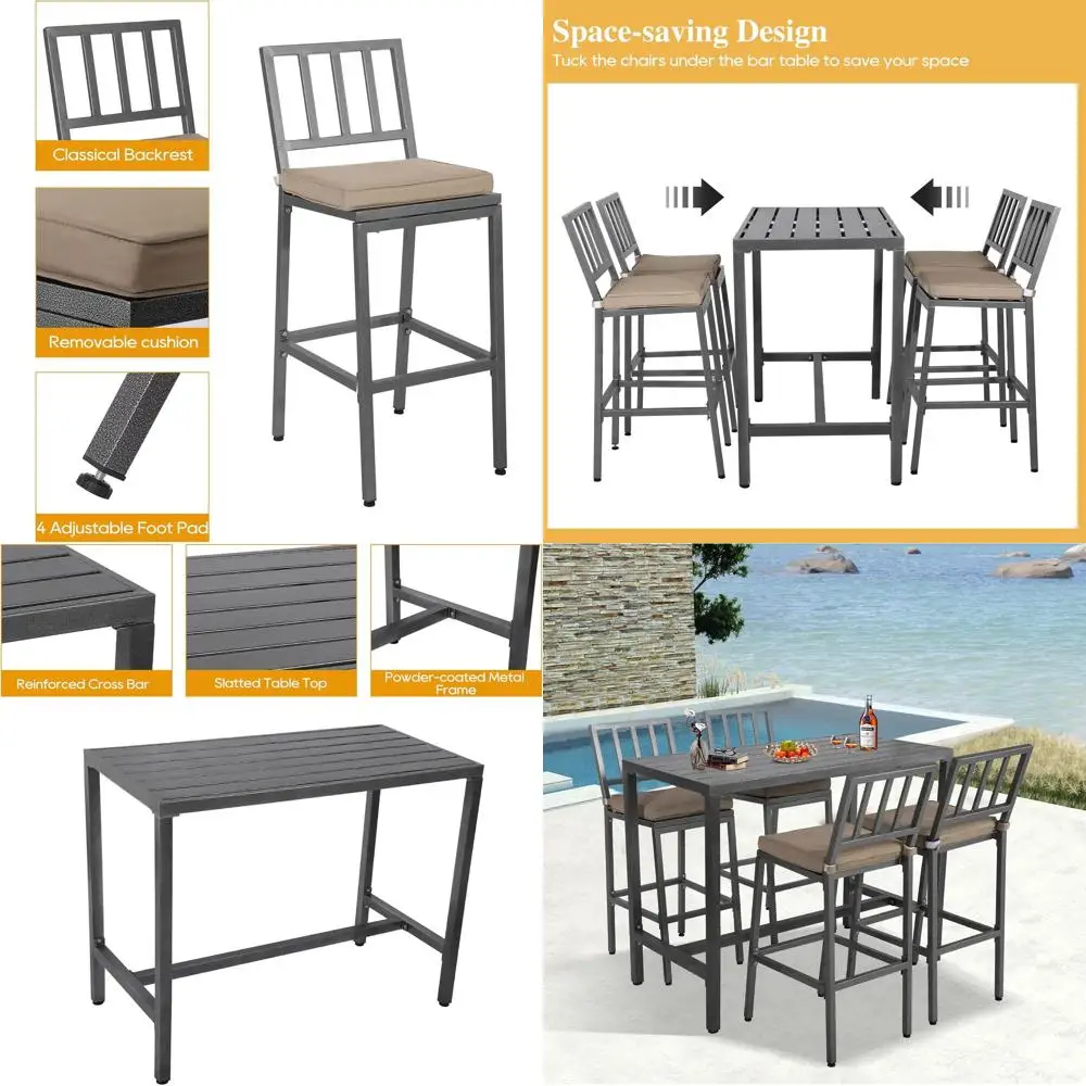 Outdoor Patio Bar S…