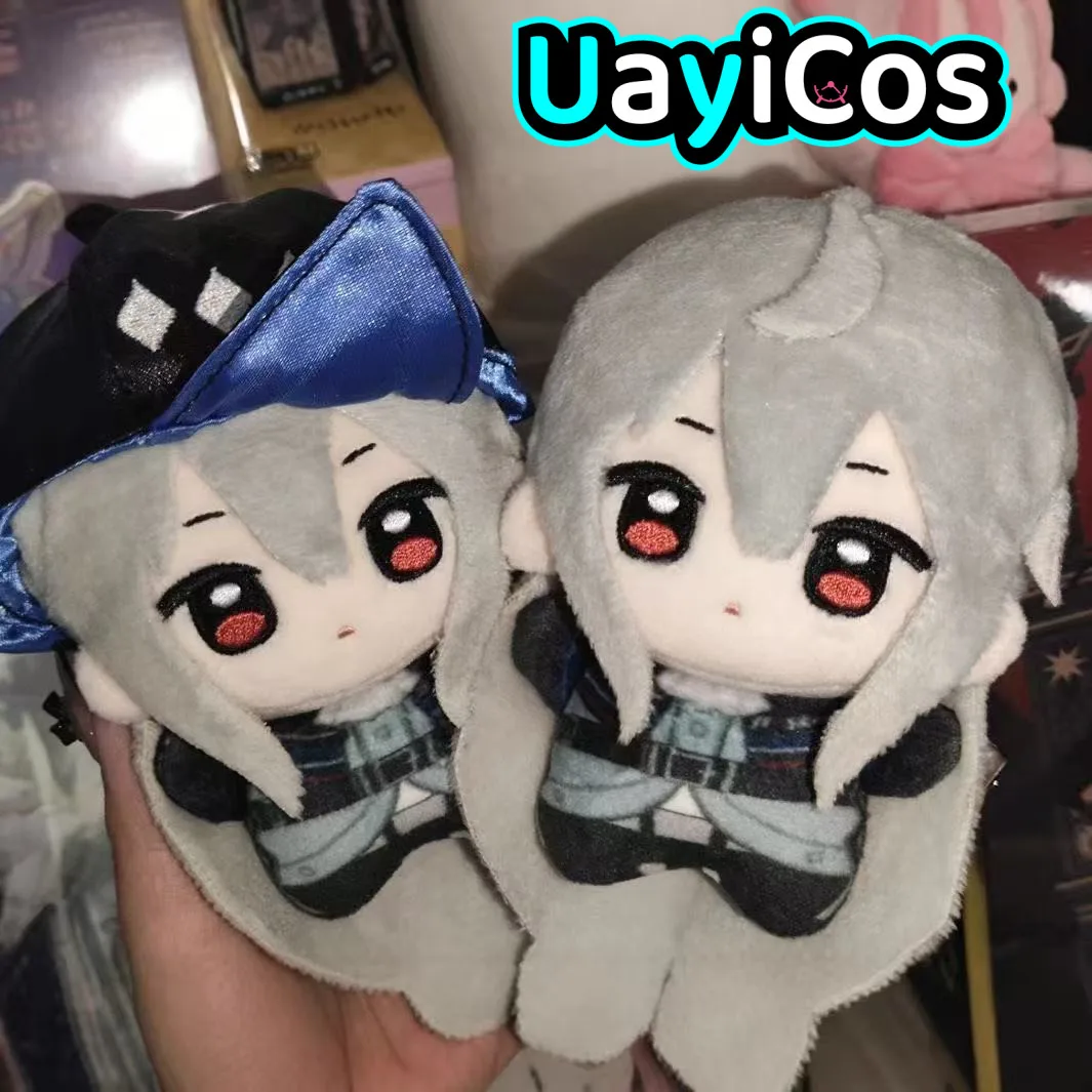 

In Stock 10cm Arknights Logos Skadi Priestess Plinius Stuffed Plushies Plush Doll Clothes Anime Game Keychain Bag Toy Kids Gift