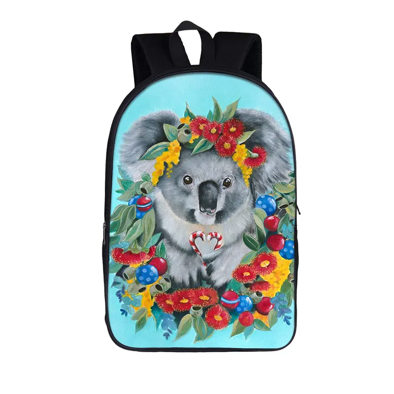 Cute Animal Koala Backpack Children School Bags for Teenager Boys Girls School Backpacks Women Rucksack Kids Book Beautiful Bag