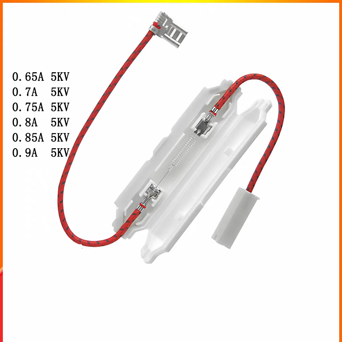 5KV 0.85A 850mA 0.9A 900mA 0.8A 800mA 0.75A 750mA 0.7A 700mA 0.65A fusible haute tension pour fours à micro-ondes porte-fusible universel