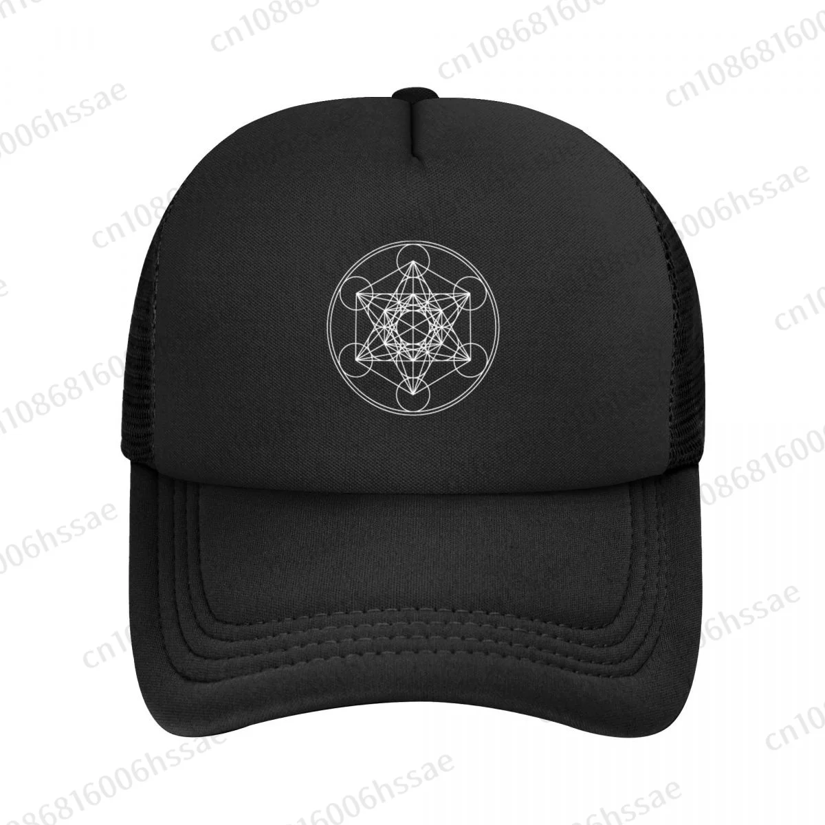 Metatrons Cube Flower Of Life Baseball Cap Women Men Fashion Hiking Hat Sport Breathable Golf Hats