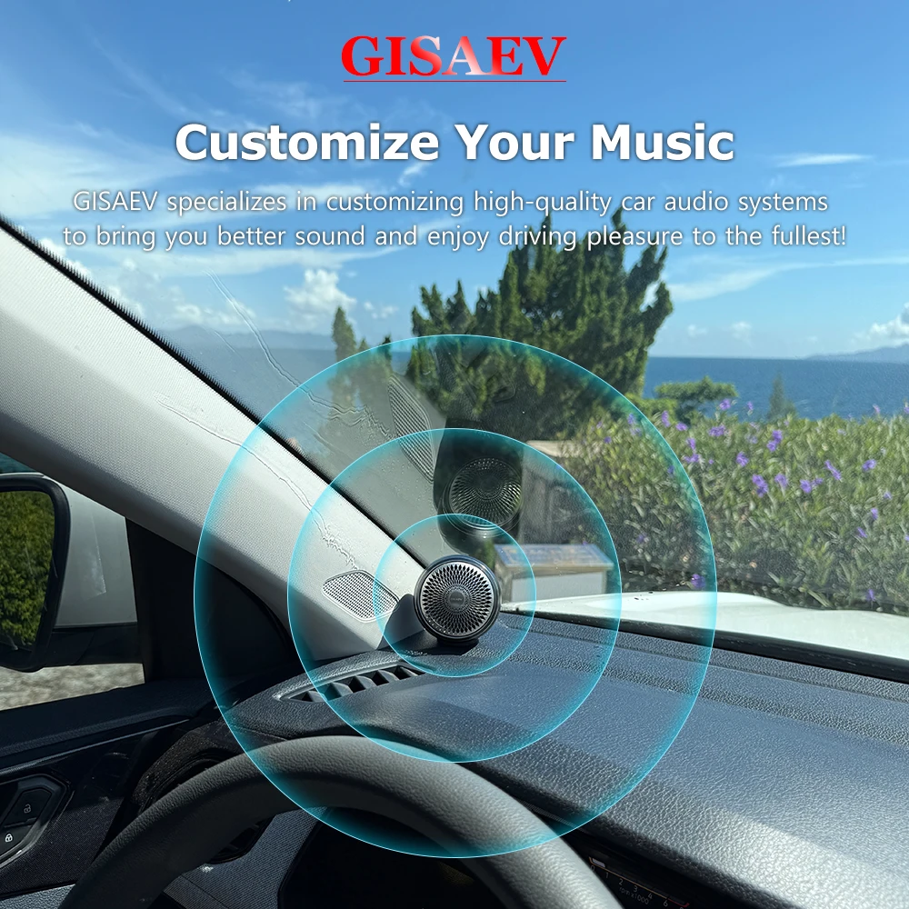 مكبر صوت للسيارة 3 بوصة، مكبر صوت كامل المدى متوسط إلى عالي التردد للسيارة، مكبر صوت محيطي ثلاثي الأبعاد ستيريو عالي الدقة لمركز السيارة #2