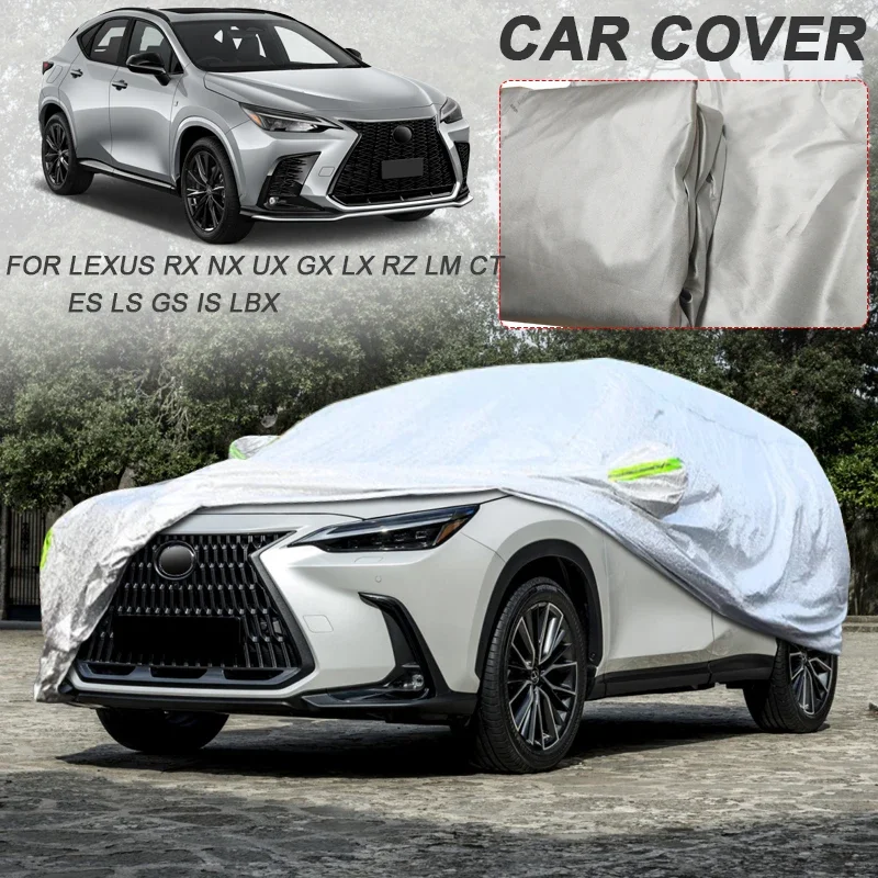 

Однослойный чехол для автомобиля LEXUS CT ES GS GX IS LBX LM LS LX NX RX RZ UX, водонепроницаемый, с защитой от ультрафиолета и пыли, автомобильные аксессуары