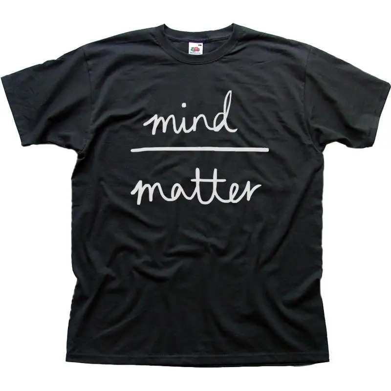 

Футболка с забавным принтом MIND OVER MATTER 9960.