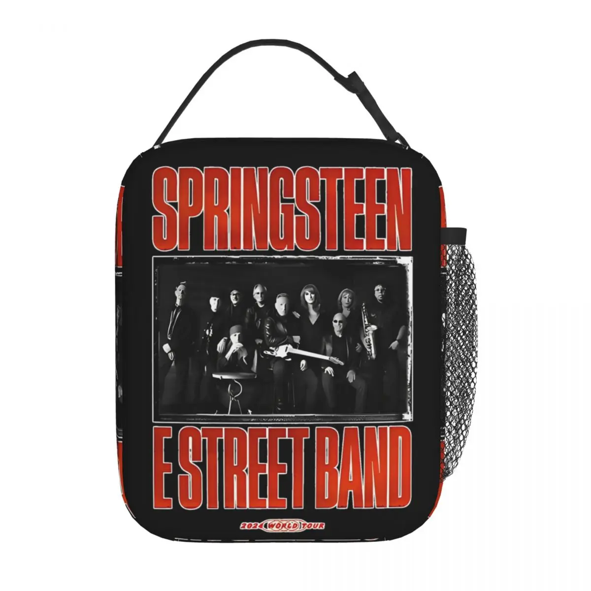 Lunch Box Bruce Springsteens The Boss Rock 2024 Music Tour Accessories Lunch Container Harajuku Cooler Thermal Lunch Box