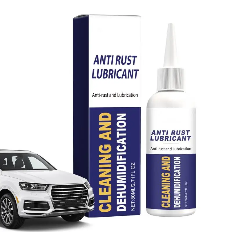 

Anti Rust Polisher 80ml Liquid Anti Rust Lubricant Multifunctional Effective Cleaning Liquid Car Maintenance Supplies