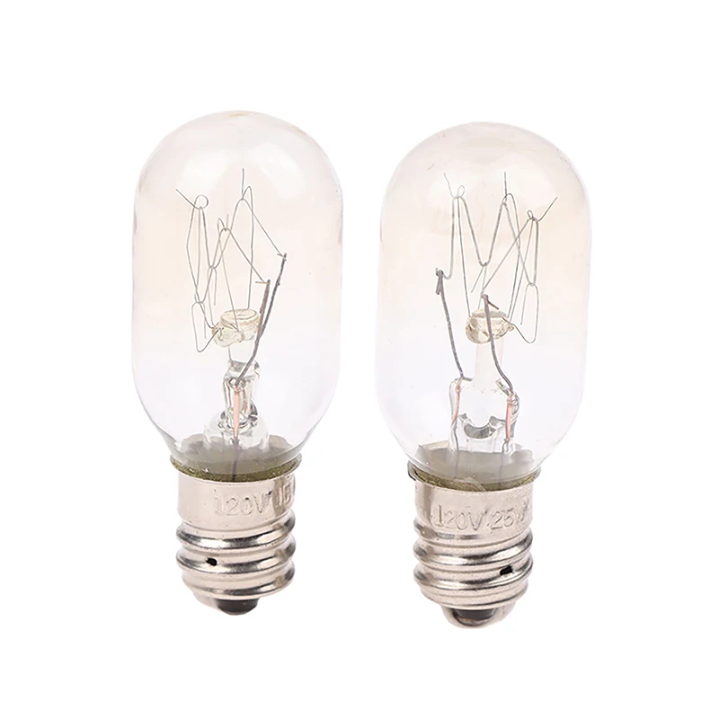 1 pz T20 E12 120V 15W/25W lampada di sale lampadina a globo lampadine a incandescenza frigorifero forno lampadine lampadina di ricambio