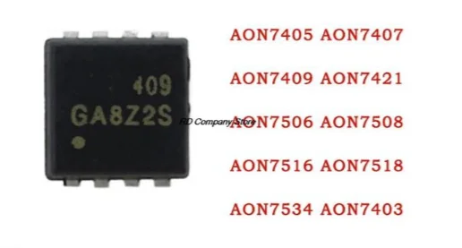 

10PCS AON7405 AON7407 AON7409 AON7421 AON7506 AON7508 AON7516 AON7518 AON7534 AON7403