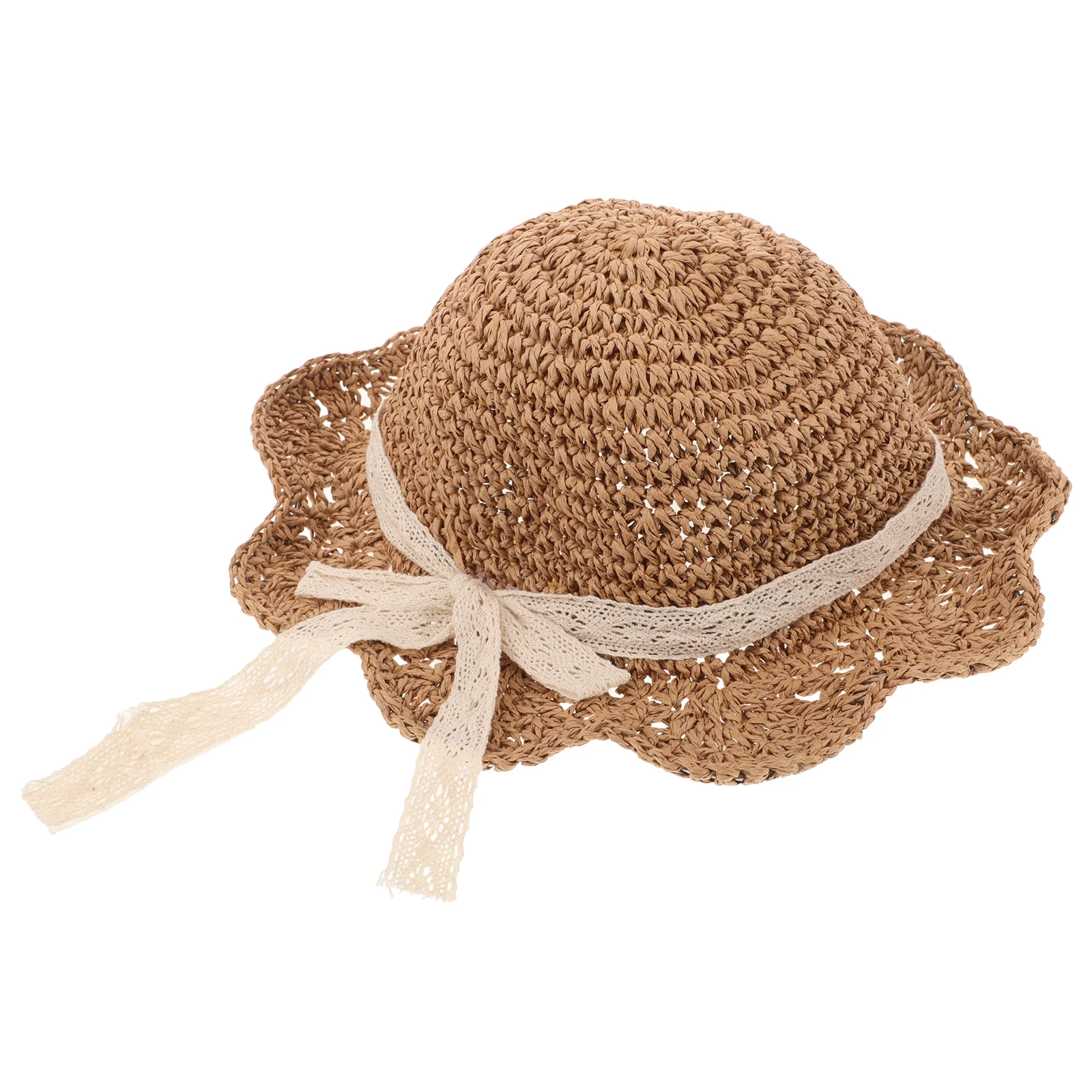 

Kids Straw Hat Toddler Adjustable Lightweight Braided Breathable Sun Hat Outdoor Summer Beach Uv Protection Headwear
