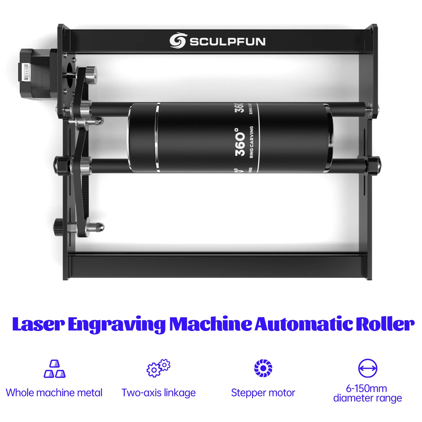 

Rotary for Laser Engraving Machine Attachment Kit Laser Engraved Spare Parts Laser Engraving Machine Rotary Roller
