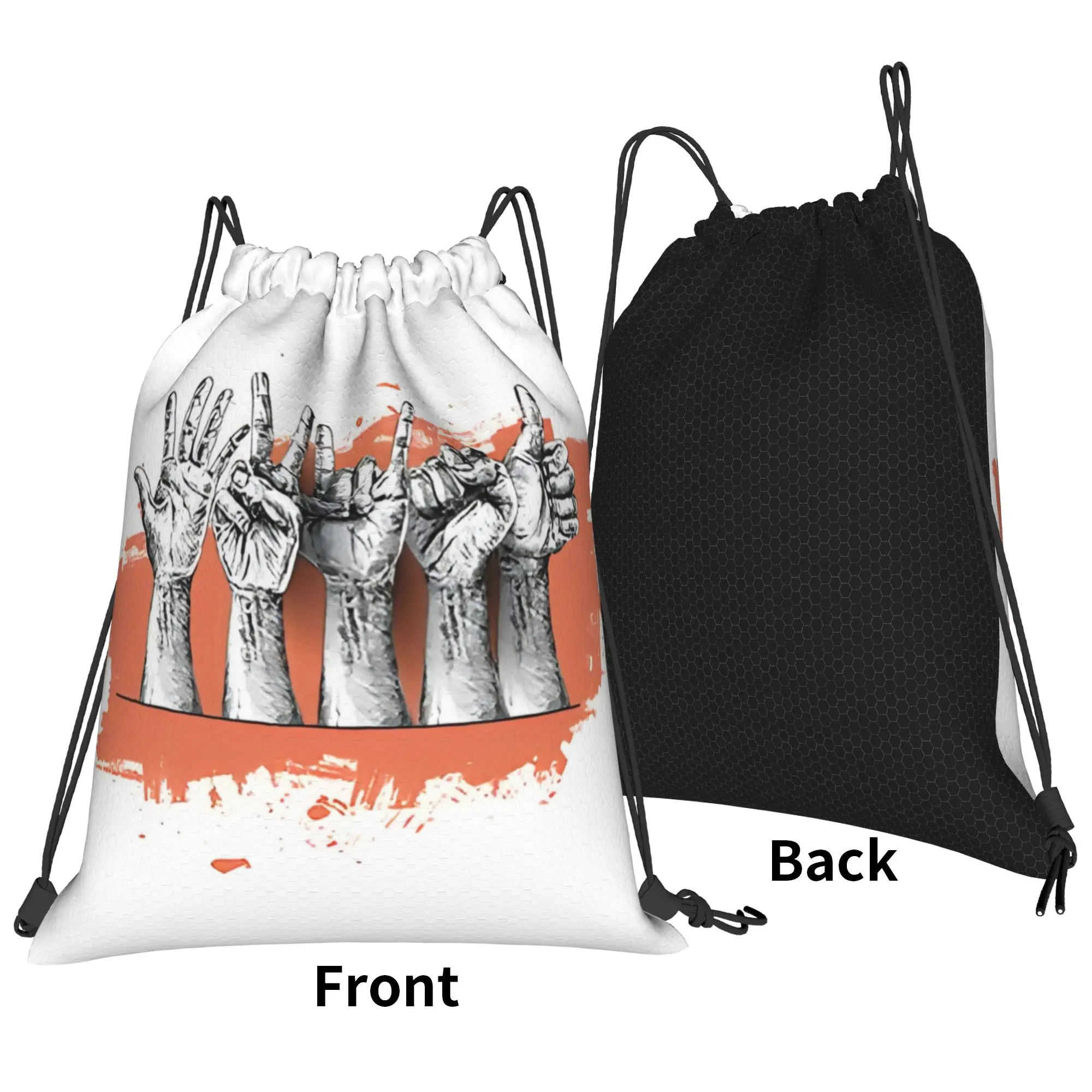 Happy International Youth Day Portable Hiking Drawstring Bags Riding gym Backpack gift Storage Sack Lightweight Backpacks