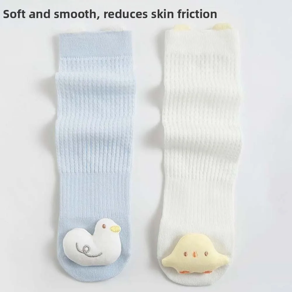 1 Pairs Cartoon Animal Infant Anti-mosquito Socks Breathable Elastic Baby Mesh Socks Class a Ultra-thin