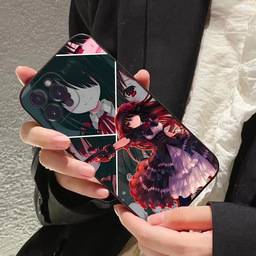 Kurumi Tokisaki Date A Live  Phone Case For iPhone 15 14 11 12 13 Mini Pro XS Max Cover 6 7 8 Plus X XR SE 2020 Funda Shell