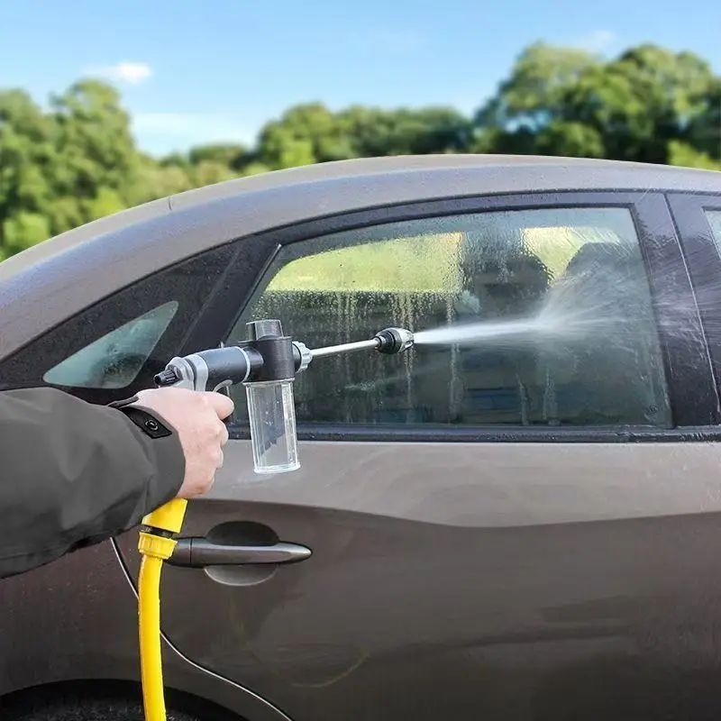 1PC New High-Pressure Car Washing Water Gun External Cleaning Of RV Foam Kettle Cleaning Garden Water Hose Nozzle Garden Shower