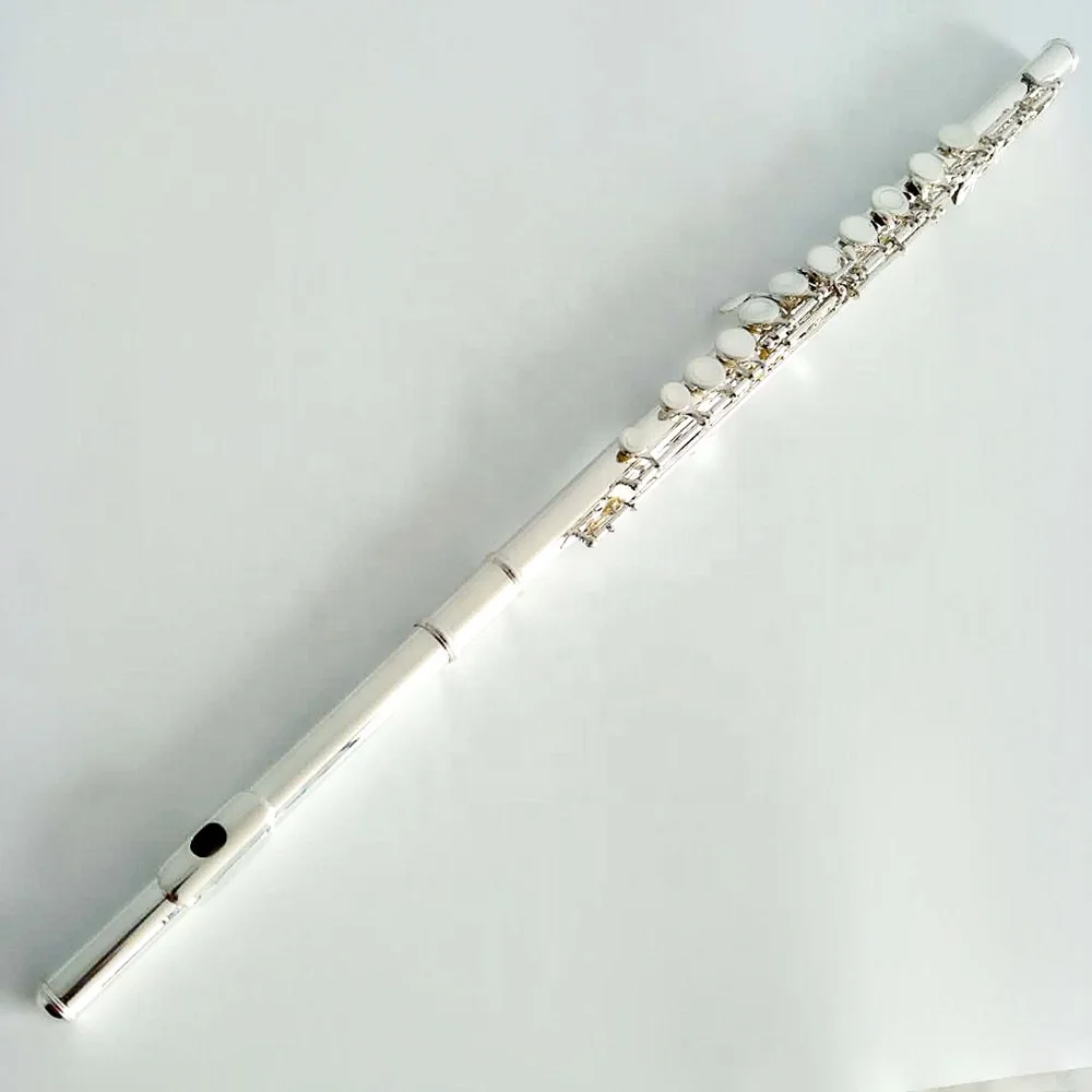 Pop flute 16hole/17 hole silver - plated stage music instrument