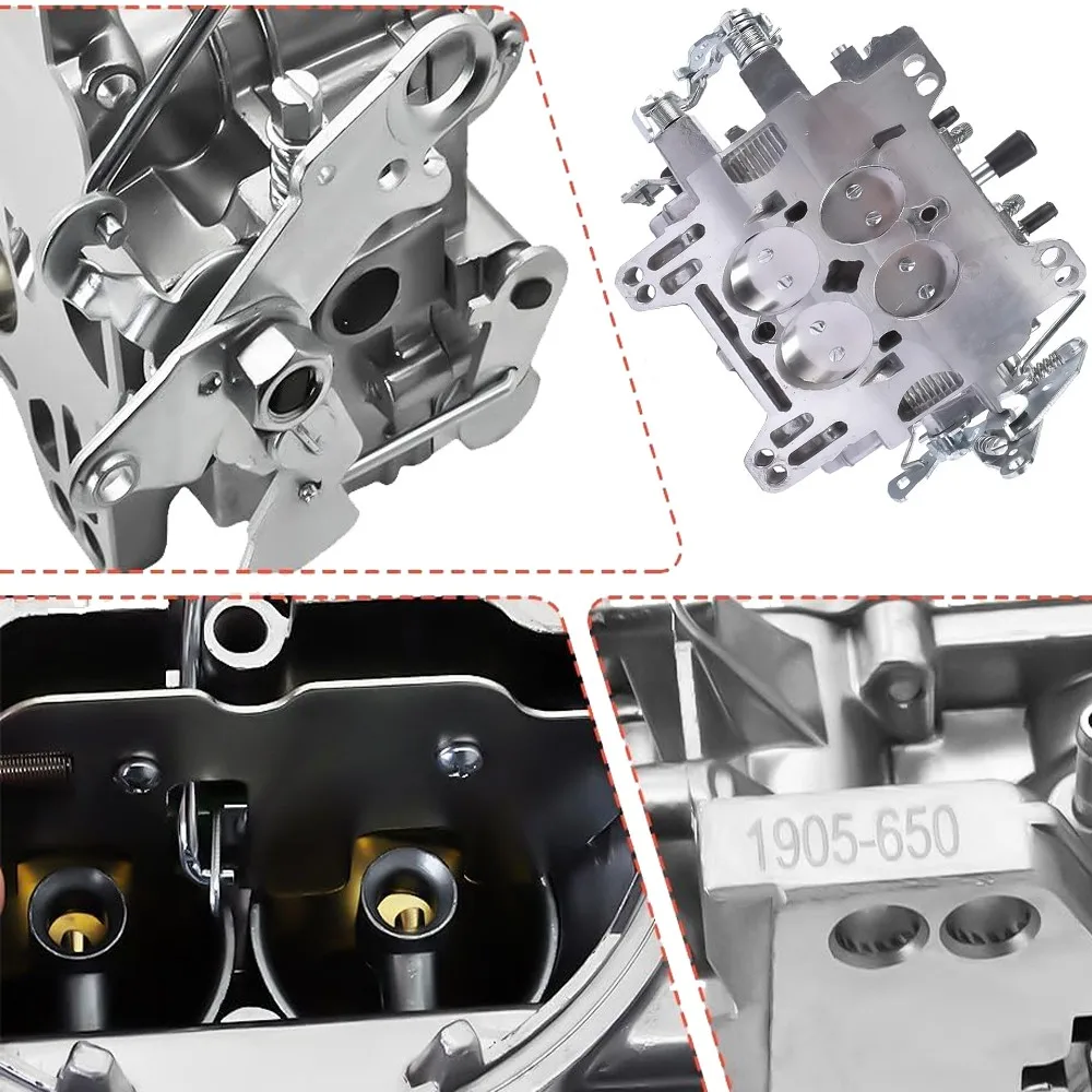1905-650 650 CFM 4 Barrel Square Carburetor Sliver For 1905 AVS2 650 CFM 4 Barrel Carburetor Small and Large Engines