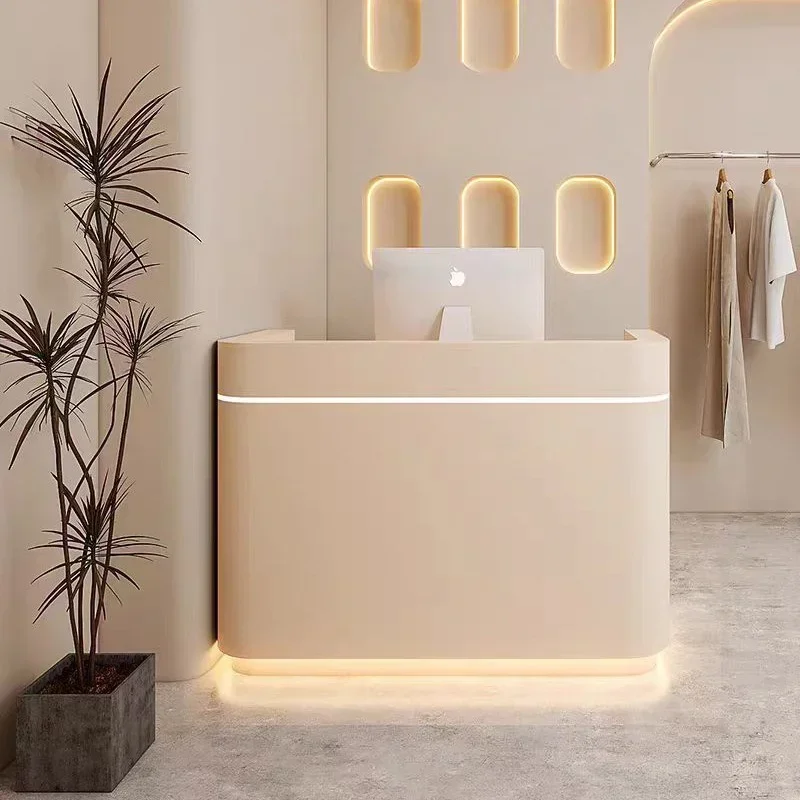 

Кремовый стиль, простота, стойки регистрации, маникюрный салон, скандинавские дизайнерские стойки регистрации, магазин одежды, офисная мебель, Receptie HBRD