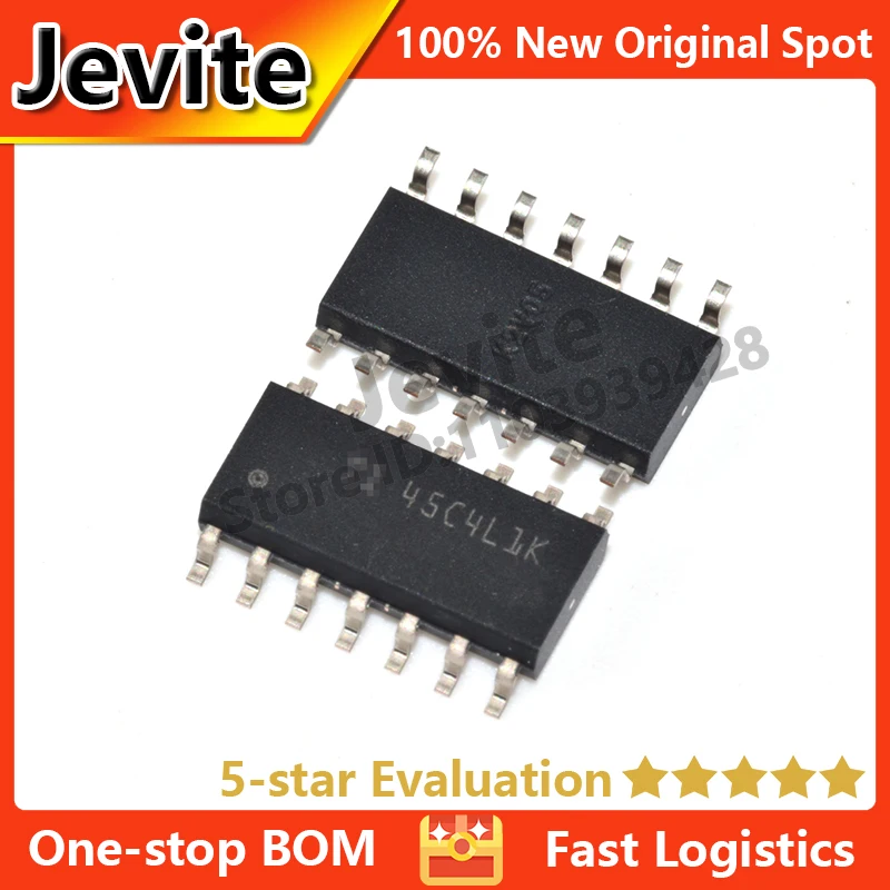 Jevite 100% New Original electronics Controller IC 74HC SN74HC86DR SOIC-14 2V~6V Quad 2-input XOR gate