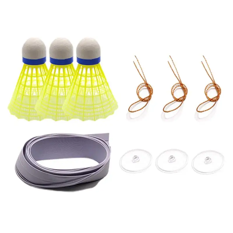 

Indoor Badminton Set Practice Aid Badminton Trainer Suspending Rebounder Kit Sports Toys Single Player Training Equipment For