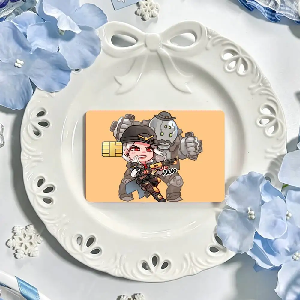 Ashe Bob O-Overwatch Game  Card HD Stickers Game Card Decal Card Matte Film Skin Small Chip Waterproof Sticker