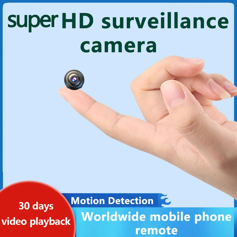 W Brand Ultra-High Definition Small Camera Wireless Monitor Home Wifi Remote Mobile Phone 360-Degree Panoramic Mini Photography Indoor Home Connected Plug-In-Free Cat Eye Non-Micro Non-Invisible Non-Hidden