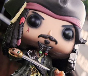 Figura de vinilo del Capitán Jack Sparrow de Piratas del Caribe 273, modelo de juguete
