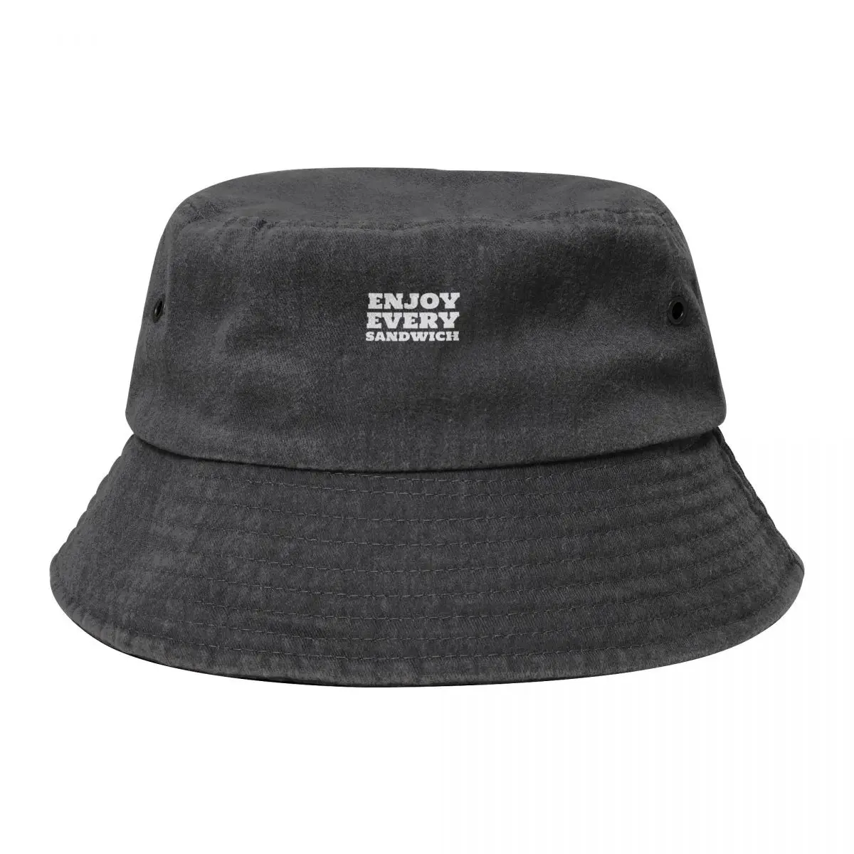 

Warren Zevon Quote Enjoy Every Sandwichhellip Bucket Hat Fishing cap Dropshipping Trucker Cap Golf Women Men's